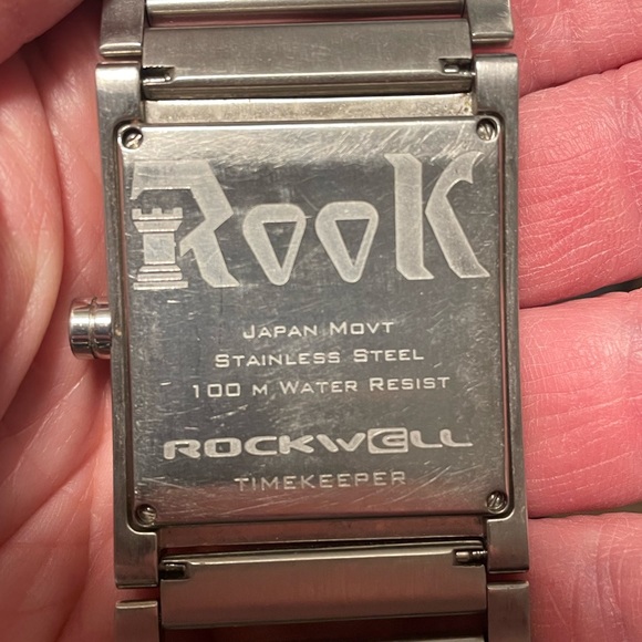 Rockwell Rook Watch one of a kind piece a collector item beautiful nuce n heavy - Picture 4 of 5